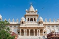 Beautiful view of Jaswant Thada cenotaph, Jodhpur, Rajasthan, India. Built out of intricately carved sheets of Makrana marble,