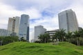 Modern buildings of jimei new town, adobe rgb