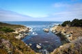 Beautiful View from Kasler Point along the Big Sur Coastline - California, USA Royalty Free Stock Photo