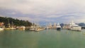 A Beautiful View of Kuah Jetty, Langkawi, Kedah, Malaysia Royalty Free Stock Photo