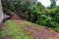 Beautiful view from Kuranda Scenic Railway in Cairns, North Queensland, Australia. Royalty Free Stock Photo