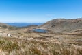 Beautiful view of Lake Cootapatamba near the summit of Mount Kosciuszko 2228m above sea leavel in the Snowy Mountains range, New Royalty Free Stock Photo
