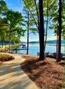 Lake Oconee Georgia scenery Royalty Free Stock Photo