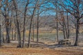 Beautiful view of Lake Texoma`s Picnic Area in Kingston, Bryon County, Oklahoma Royalty Free Stock Photo