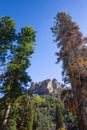 View of beautiful landscape scenery form Mount Charleston Nevada Royalty Free Stock Photo