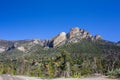 View of beautiful landscape scenery form Mount Charleston Nevada Royalty Free Stock Photo