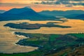 Landscape seascape sunrise morning sunlight Valentia Island Cromwell Point Lighthouse Portmagee Ring ok Kerry Ireland