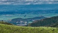 Beautiful view of the landscape at sunset Royalty Free Stock Photo