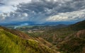 Beautiful view of the landscape at sunset Royalty Free Stock Photo