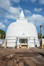 Beautiful view of Lankarama Dagaba. Anuradhapura, Sri Lanka Royalty Free Stock Photo