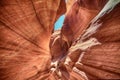 Beautiful view of light inside Antelope Canyon, Arizona Royalty Free Stock Photo
