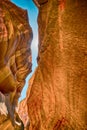 Beautiful view of light inside Antelope Canyon, Arizona Royalty Free Stock Photo