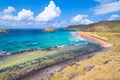 Lion Beach (Praia do Leao) in Fernando de Noronha Island Brazil, famous for spawning and preserving sea turtles Royalty Free Stock Photo