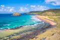 Lion Beach (Praia do Leao) in Fernando de Noronha Island Brazil, famous for spawning and preserving sea turtles Royalty Free Stock Photo