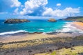 Lion Beach (Praia do Leao) in Fernando de Noronha Island Brazil, famous for spawning and preserving sea turtles Royalty Free Stock Photo