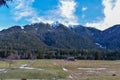 Beautiful view on little mountainous village, Seefeld in Tirol.