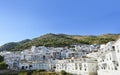 Beautiful view of little village with whitewashed house