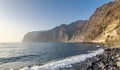 Beautiful view Los Gigantes rocks.