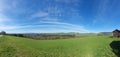 Beautiful view in Lower Austria. View to popular mount Oetscher. Hiking and outdoor concept. Royalty Free Stock Photo