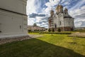 Beautiful view of the Luzhetsky Monastery of St. Ferapont captured in Mozhaisk, Russia