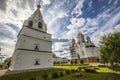 Beautiful view of the Luzhetsky Monastery of St. Ferapont captured in Mozhaisk, Russia