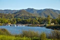 Beautiful view of Malibu lake