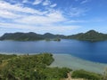 Beautiful view of Mande Beach, West Sumatera, Indonesia Royalty Free Stock Photo