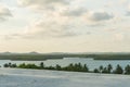 Beautiful view of Mangue Seco in Bahia, small fisherman`s beach