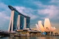 SINGAPORE-Jan 18, 2018: Marina Bay Sands