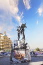 Beautiful view of the Martyrs` Monument in the center of Beirut