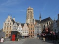 Beautiful view of Mechelen, in flamish Belgium