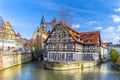 Beautiful view of medieval town Esslingen am Neckar in Germany