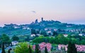 Beautiful view of the medieval town of San Gimignano Royalty Free Stock Photo