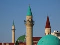 Beautiful view of the minarets, belfries, and domes against the blue sky. Royalty Free Stock Photo