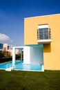 Beautiful view of modern holiday villa Royalty Free Stock Photo