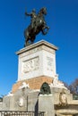 Beautiful view of Monument to Felipe IV Madrid, Spain