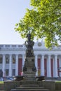 Beautiful view of the monument to the street of Odesa