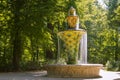 Beautiful view of the mosaic fountain in dresden, Germany Royalty Free Stock Photo