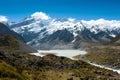 Beautiful view of Mount Cook National Park, South Island, New Zealand Royalty Free Stock Photo