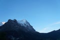 Beautiful view of Mount Eiger in Switzerland Royalty Free Stock Photo