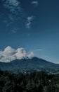 a beautiful view of Mount Salak Royalty Free Stock Photo