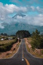 View of Mount Taranaki, New Phymouth, New Zealand Royalty Free Stock Photo