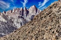 Beautiful view of Mount Whitney in California, USA Royalty Free Stock Photo
