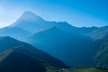 Beautiful view of mountain landscape during morning Royalty Free Stock Photo
