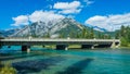 Beautiful view of mountain river in summer, Canada Royalty Free Stock Photo