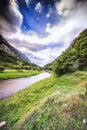 Beautiful view of mountain river in summer Royalty Free Stock Photo