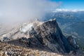 Beautiful view of mountain from Top of Germany Zugspitze Royalty Free Stock Photo