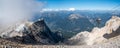 Beautiful view of mountain from Top of Germany Zugspitze Royalty Free Stock Photo