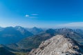 Beautiful view from the mountain Valluga, Lechtal alps, Austria