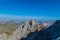 Beautiful view from the mountain Valluga, Lechtal alps, Austria